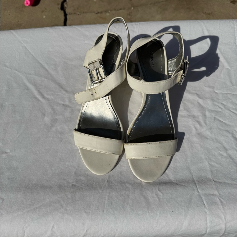 Elegant White Sandals